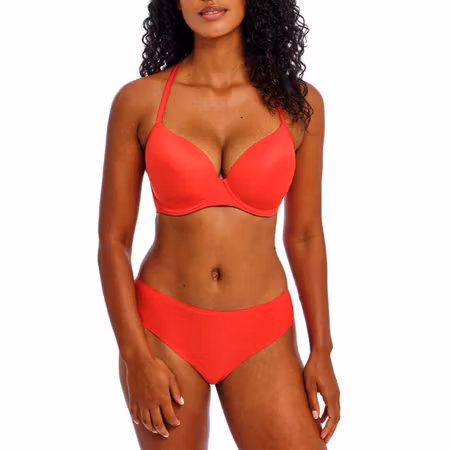 FREYA Undetected Brazilian Brief Chilli Red One Size