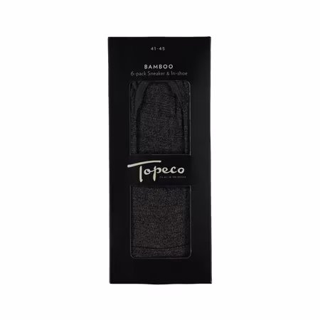 TOPECO Sneakers & No-Show Strumpor 6-pack – Bambu