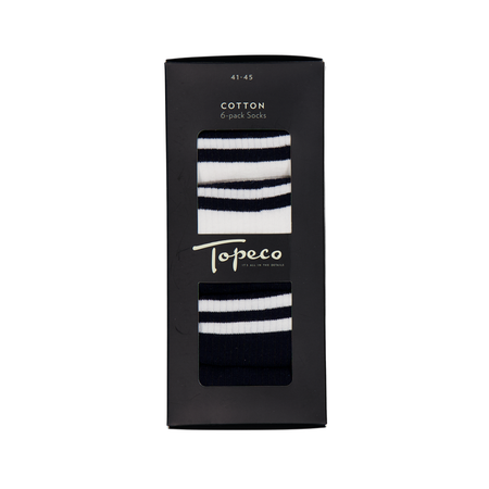 TOPECO Strumpor 6-pack – Cotton Sport Look