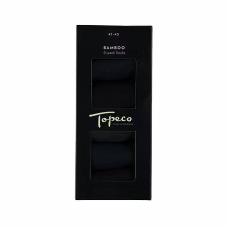 TOPECO Strumpor 6-pack – Bambu Mix