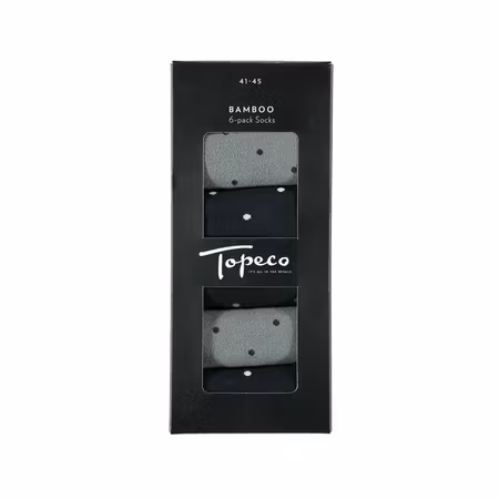 TOPECO Strumpor 6-pack – Bambu Multi Dots
