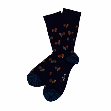 TOPECO Sock Djuren Bomull Rooster