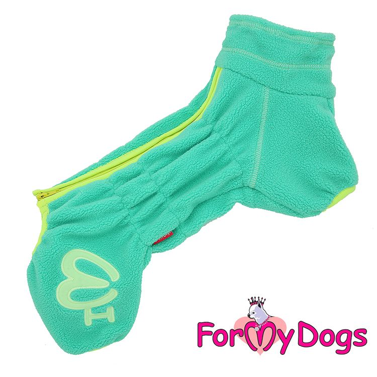 Suit Fleece Overall "Green" Tik "For My Dogs"