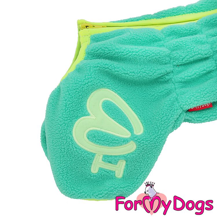 Suit Fleece Overall "Green" Tik "For My Dogs"