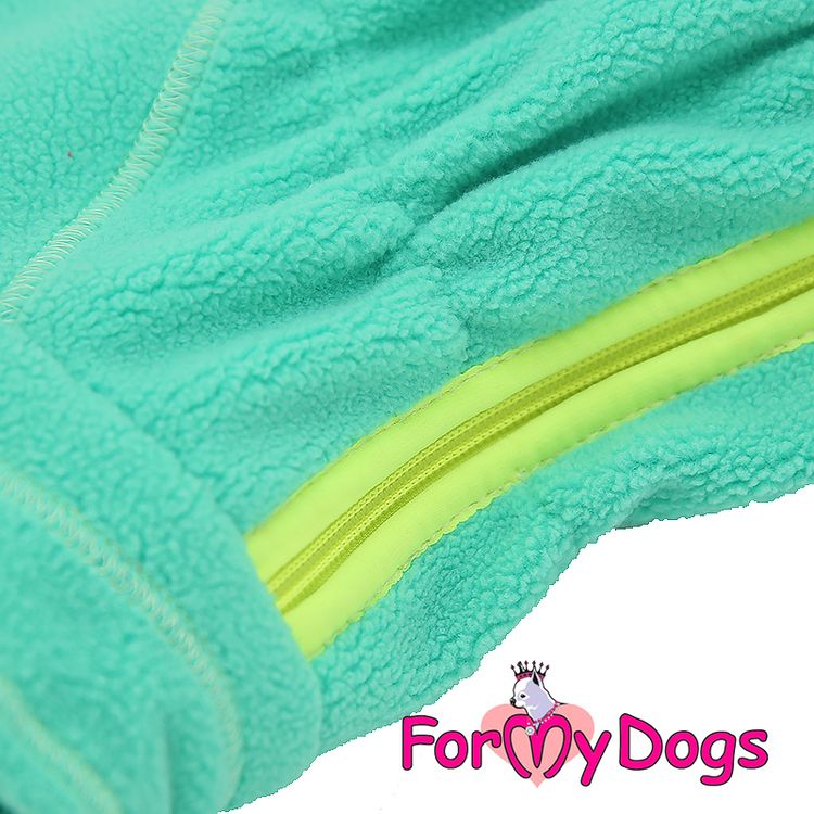Suit Fleece Overall "Green" Tik "For My Dogs"