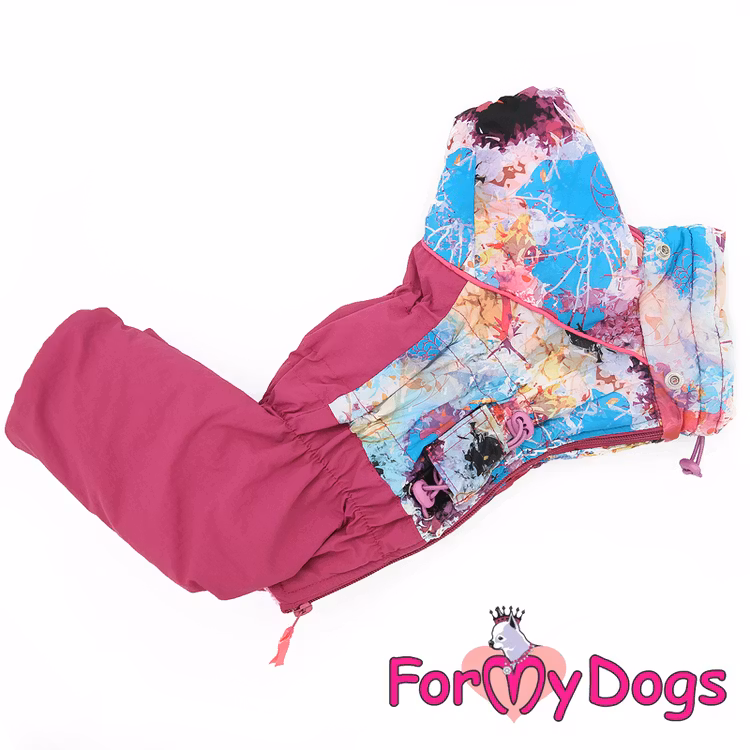 Varm Vinteroverall "Pink Pattern" Tik "For My Dogs"