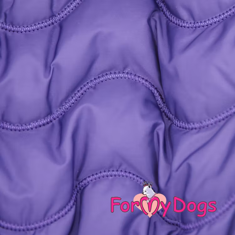 Varm Vinteroverall "Purple Quilted" Hane "For My Dogs"