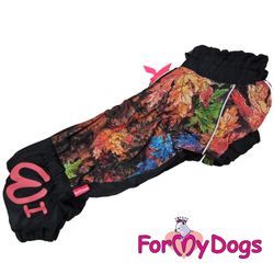 Vinteroverall "Black Leaves" Hane "For My Dogs"