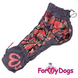 Regnoverall "Purple Pinkvaganza" Tik "For My Dogs"