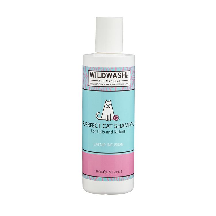 WILDWASH CAT PET Schampoo - "Purrfect Cat" - Kattschampoo med mynta