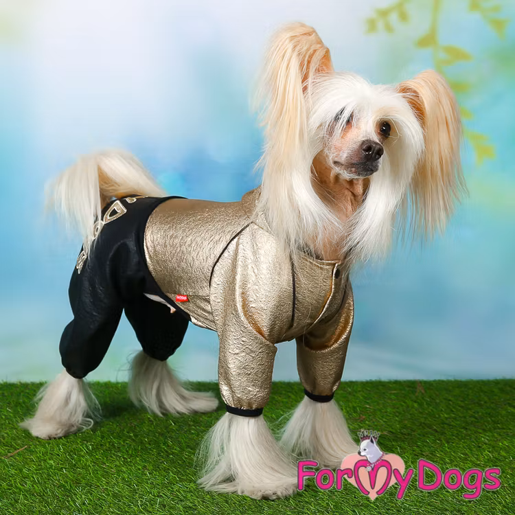 Suit Trikåoverall "Black/Gold" Unisex "For My Dogs" EJ I LAGER