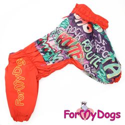 Regnoverall "Red" Tik "For My Dogs"