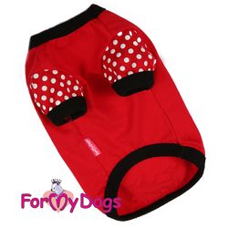 T-shirt Trikå "Red" "For My Dogs" UNISEX