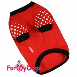 T-shirt Trikå "Red" "For My Dogs" UNISEX