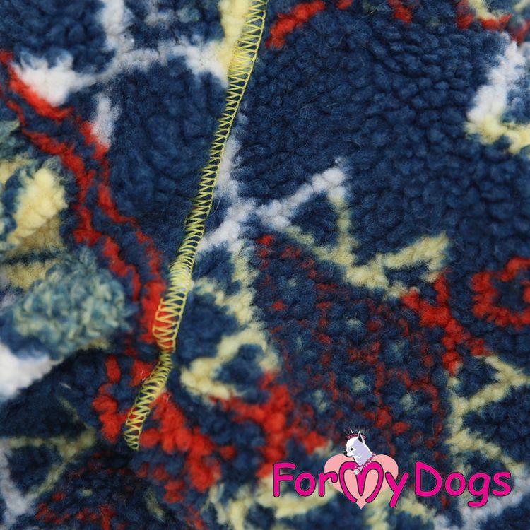 Suit Fleece Overall "Multi Blue" Hane "For My Dogs"
