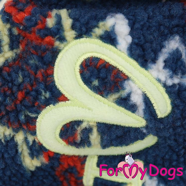 Suit Fleece Overall "Multi Blue" Hane "For My Dogs"