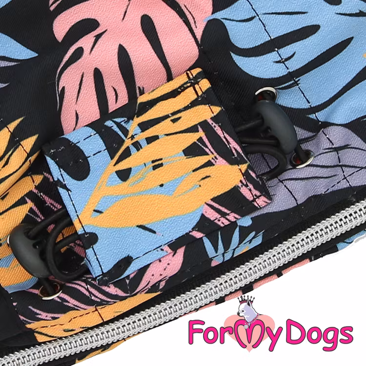 Varm Vinteroverall "Black Leaves" Hane "For My Dogs"