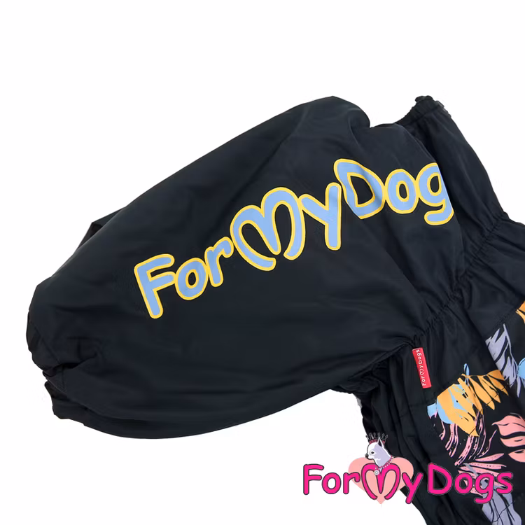 Vinteroverall "Black leaves" Male "For My Dogs"