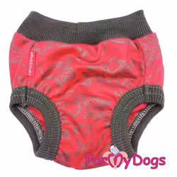 Tikskydd "Red and grey" För tik "For My Dogs"