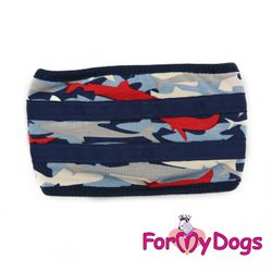 Skvättskydd "Blue Fish" För hane "For My Dogs"