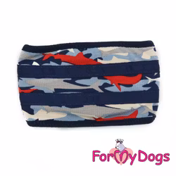 Skvättskydd "Blue Fish" För hane "For My Dogs"