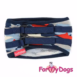 Skvättskydd "Blue Fish" För hane "For My Dogs"