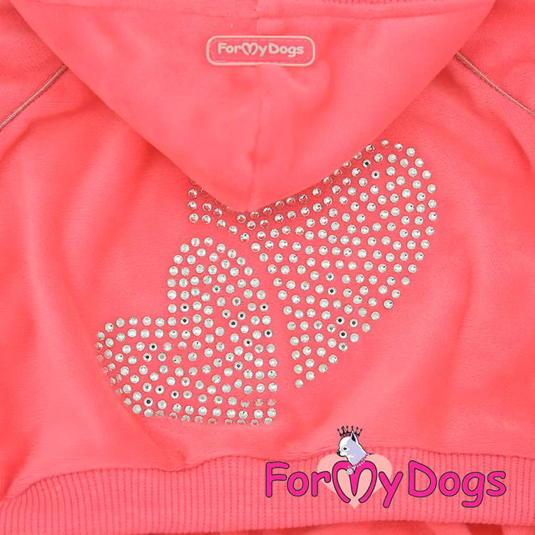 Mysdress pyjamas overall "Rosa Strass" UNISEX "For My Dogs"