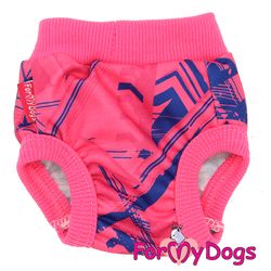 Tikskydd "Rosa melerade" För tik "For My Dogs"