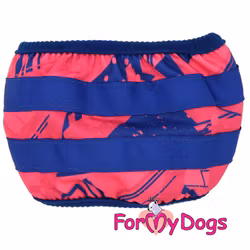 Skvättskydd "Rosa melerad" För hane "For My Dogs"