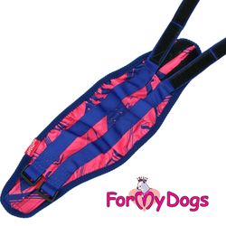 Skvättskydd "Rosa melerad" För hane "For My Dogs"