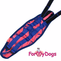 Skvättskydd "Rosa melerad" För hane "For My Dogs"