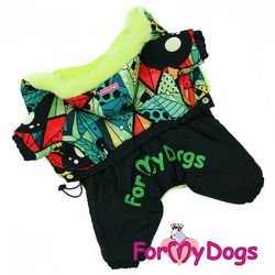 Varm Vinteroverall "Multi mönster" Hane "For My Dogs"