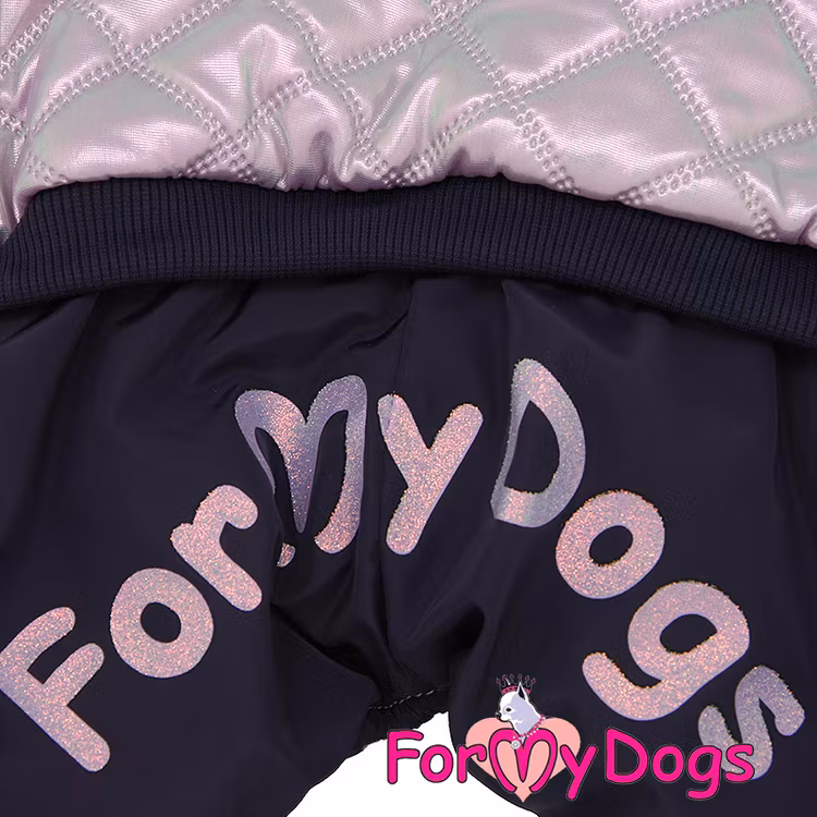 Varm Vinteroverall "Lila Metallic" Tik "For My Dogs"