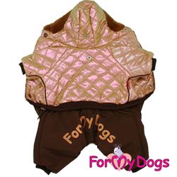 Varm Vinteroverall "Brun Metallic" Hane "For My Dogs"
