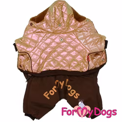 Varm Vinteroverall "Brun Metallic" Hane "For My Dogs"