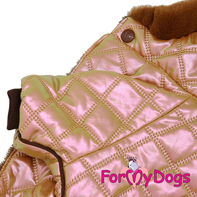 Varm Vinteroverall "Brun Metallic" Hane "For My Dogs"