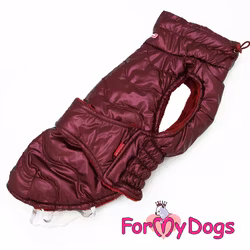 Täcke Caparison "Vinröd Metallic" Unisex "For My Dogs"