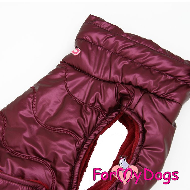 Täcke Caparison "Vinröd Metallic" Unisex "For My Dogs"