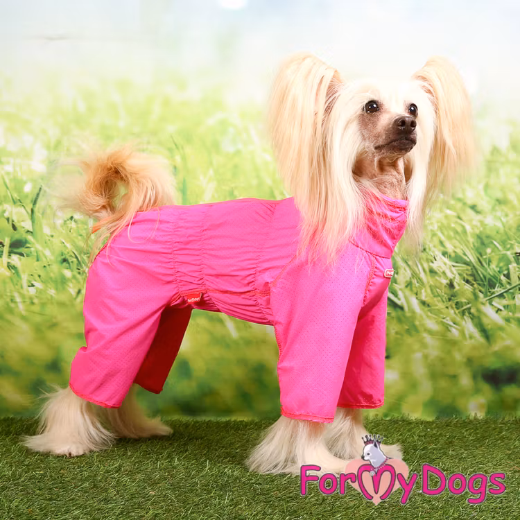 Duster Tunn Skyddsoverall "Rosa" Tik "For My Dogs"
