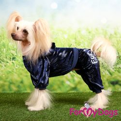 Mysdress pyjamas overall "Indigoglans" UNISEX "For My Dogs"