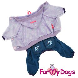 Suit Mysdress Pyjamas overall "Glitter" Unisex "For My Dogs"