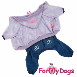 Suit Mysdress Pyjamas overall "Glitter" Unisex "For My Dogs"