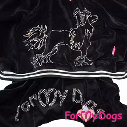 Suit Mysdress Pyjamas overall "Sparkling Chinese Crested Dog" Unisex "For My Dogs"