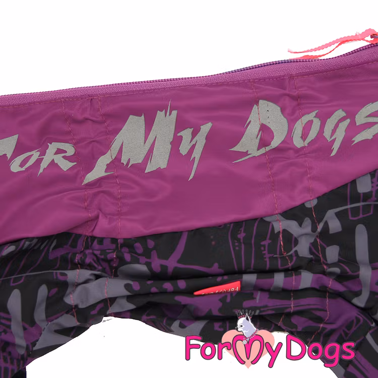 Regnoverall "Neonrosa" Tik "For My Dogs" 2021 Kollektionen ej i lager