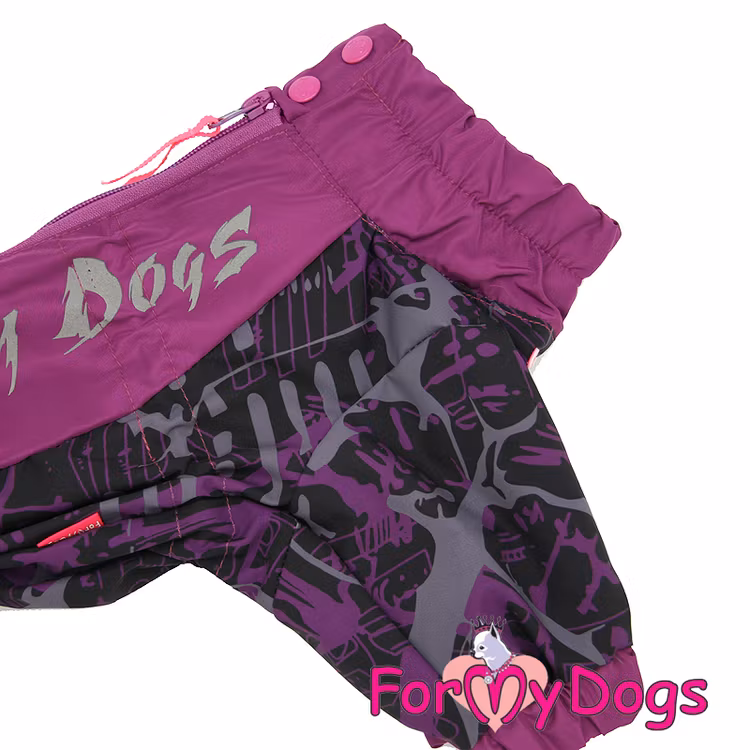 Regnoverall "Neonrosa" Tik "For My Dogs" 2021 Kollektionen ej i lager