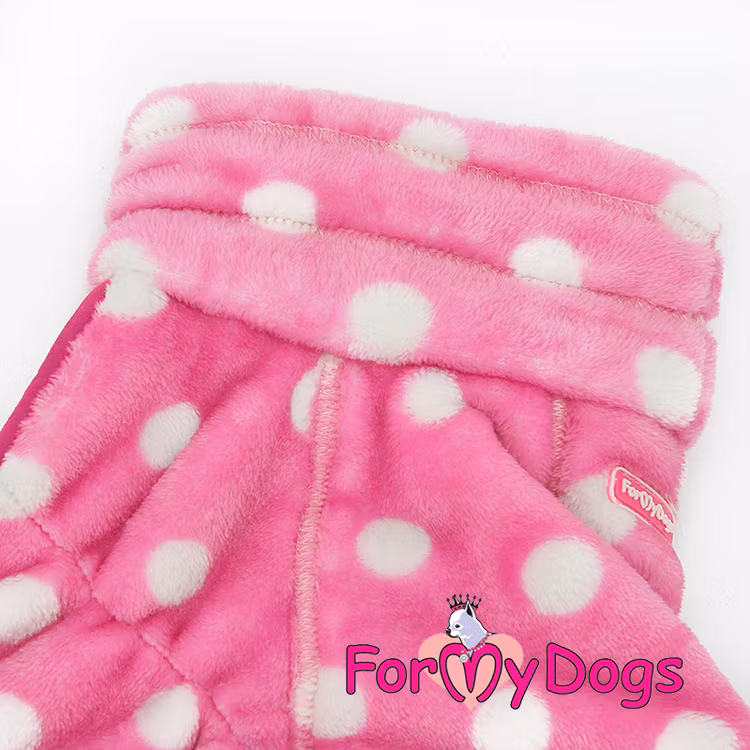 Varm pyjamas overall "Rosa Prick" Tik "For My Dogs"