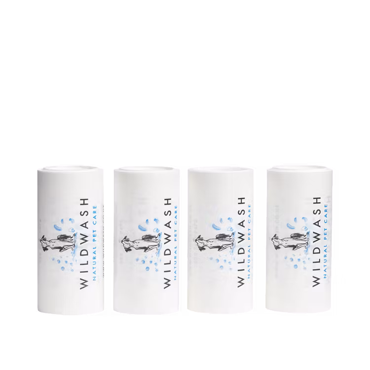 WILDWASH Klädrulle Roller utbytesrullar 4-pack