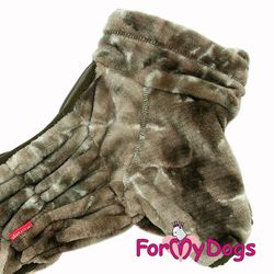 Varm Plysh/Fleece Overall "Brown Merle" hane "For My Dogs"