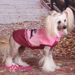 Stickad Tröja "Pink Reindeer" unisex "For My Dogs"