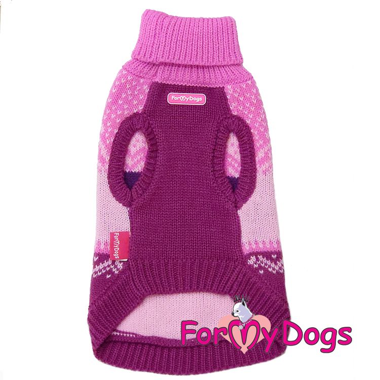 Stickad Tröja "Pink Reindeer" unisex "For My Dogs"